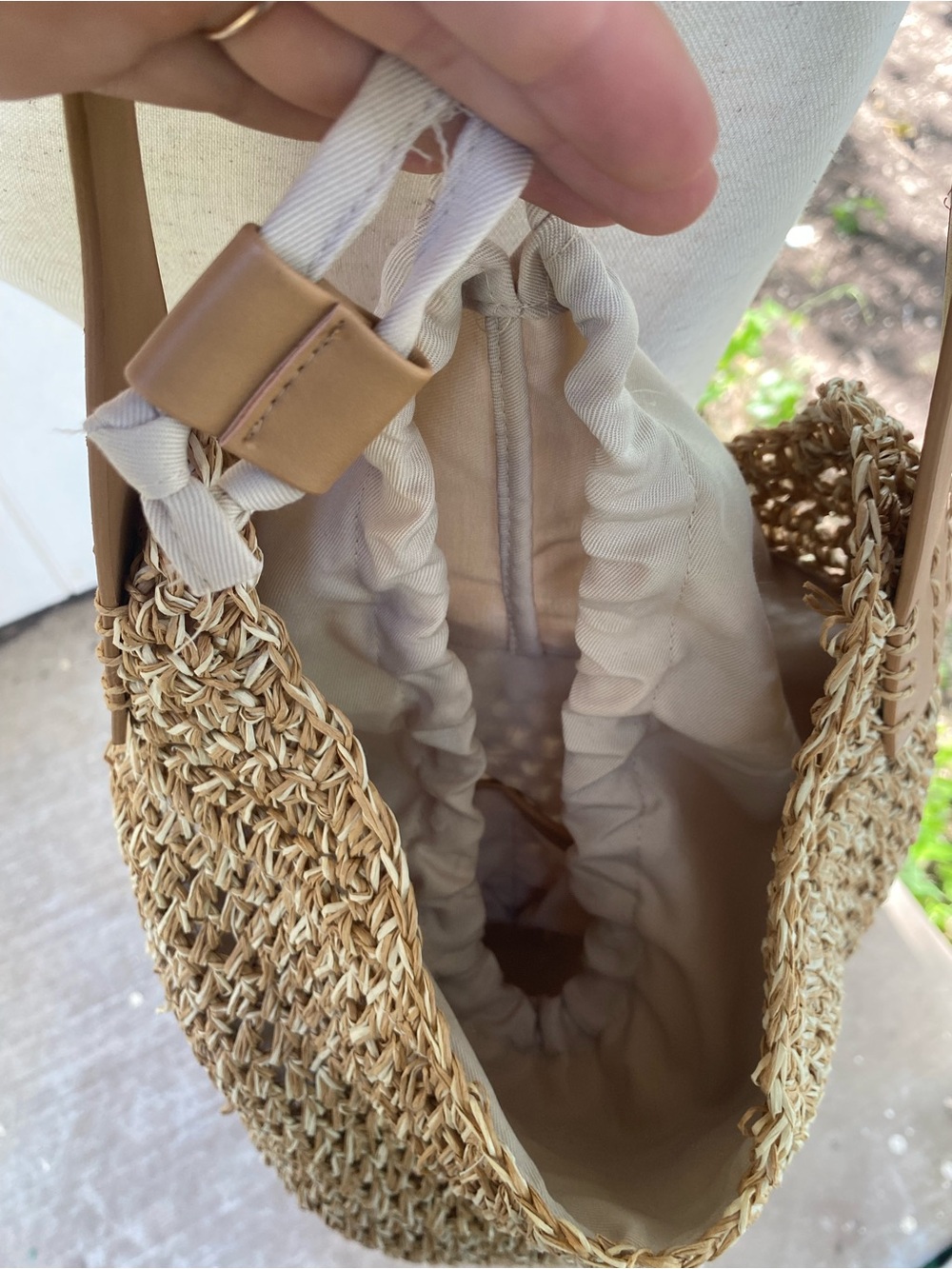 Lucky Brand Straw Purse - Picture 5 of 8